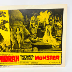1965 Ghidrah The Three Headed Monsters Godzilla Mothra Rodan Movie Lobby Card 3