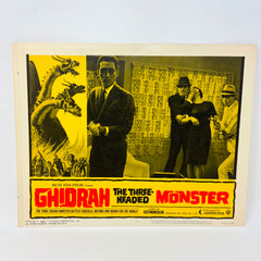 1965 Ghidrah The Three Headed Monsters Godzilla Mothra Rodan Movie Lobby Card 7