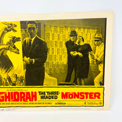 1965 Ghidrah The Three Headed Monsters Godzilla Mothra Rodan Movie Lobby Card 7