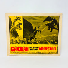 1965 Ghidrah The Three Headed Monsters Godzilla Mothra Rodan Movie Lobby Card 4