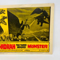 1965 Ghidrah The Three Headed Monsters Godzilla Mothra Rodan Movie Lobby Card 4