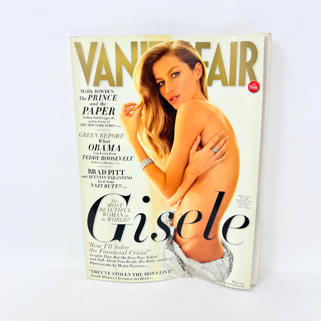 Vanity Fair Magazine No. 585 May 2009 Gisele Cover