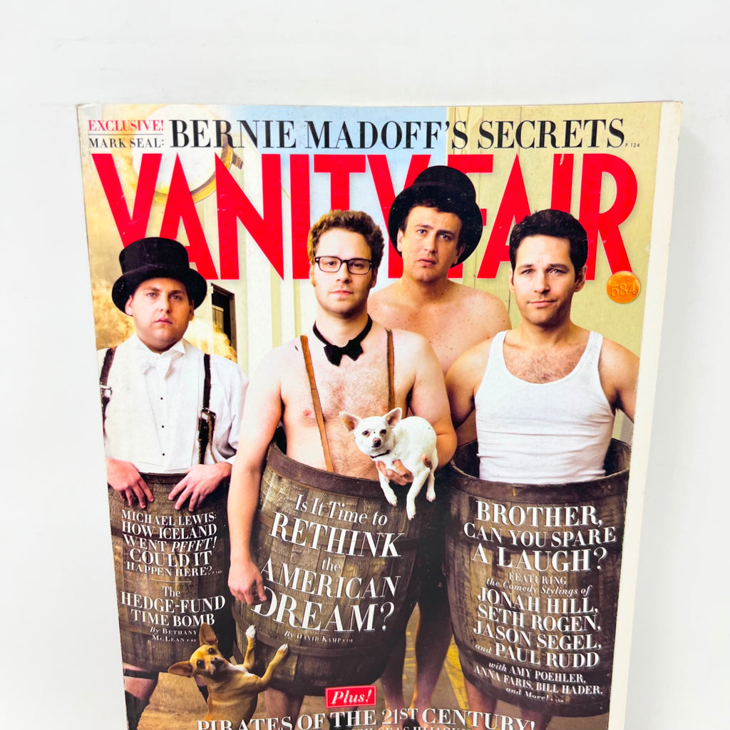 Vanity Fair Magazine No. 584 Aprail 2009 Bernie Madoff's Secrets