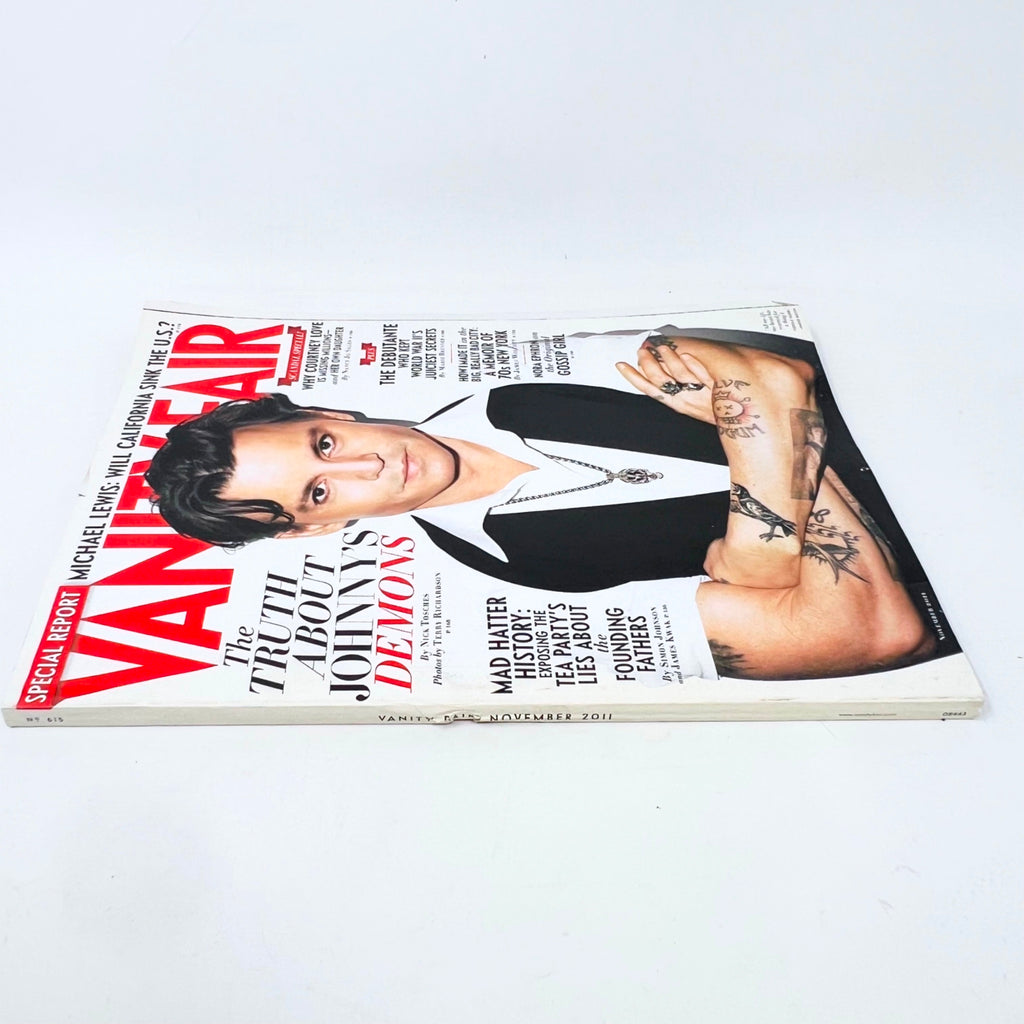 Vanity Fair Magazine November 2011 Johnny Depp Cover