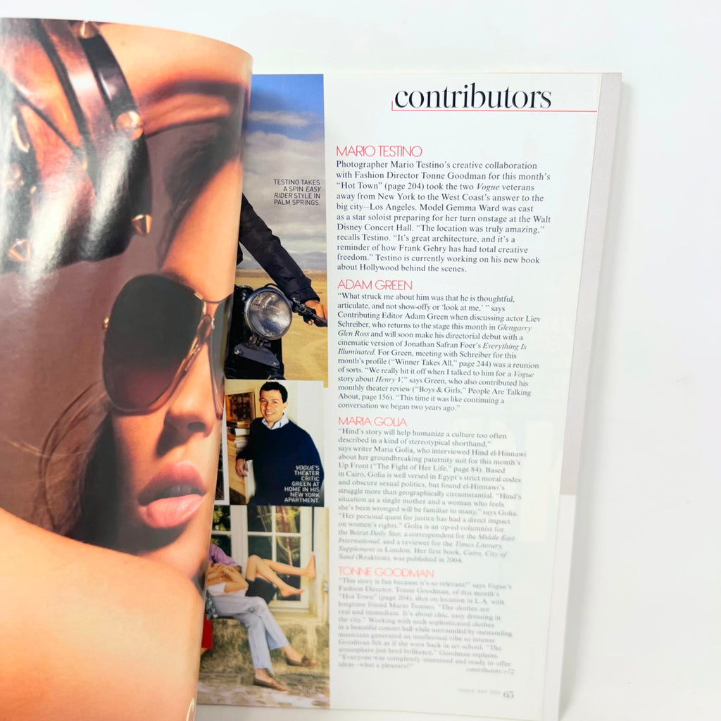 Vogue Magazine may 2005 Liya Kebede Cover