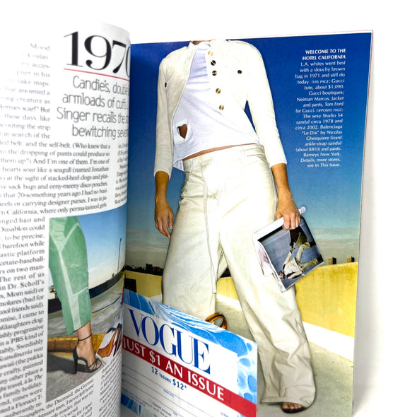 Vintage Vogue Magazine January 2002 Julianne Moore Cover