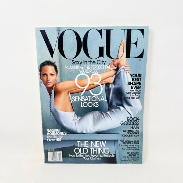 Vogue Magazine October 2002 Christy Turlington Cover