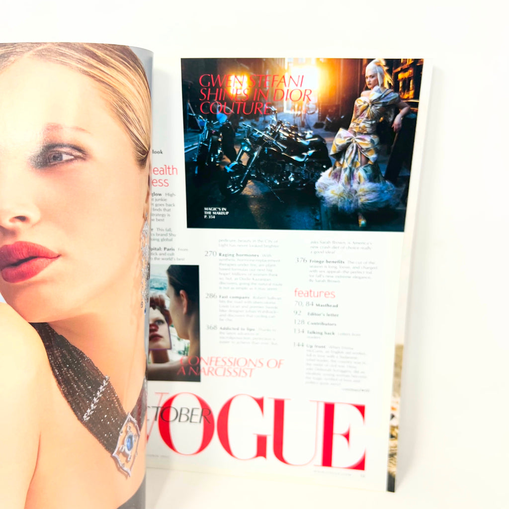 Vogue Magazine October 2002 Christy Turlington Cover