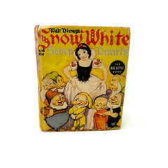 1938 The Story Of Walt Disney Snow White and the Seven Dwarfs A BigLittle Book