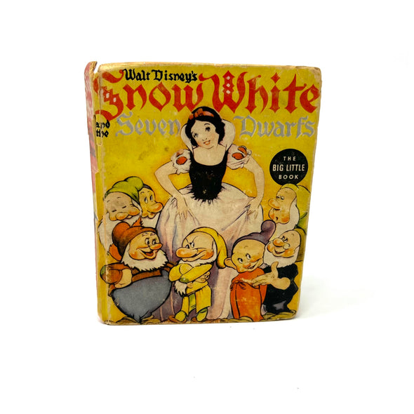 1938 The Story Of Walt Disney Snow White and the Seven Dwarfs A BigLittle Book