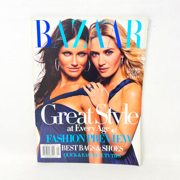 Harpers Bazaar January 2007 Cameron Diaz & Kate Winslet Cover