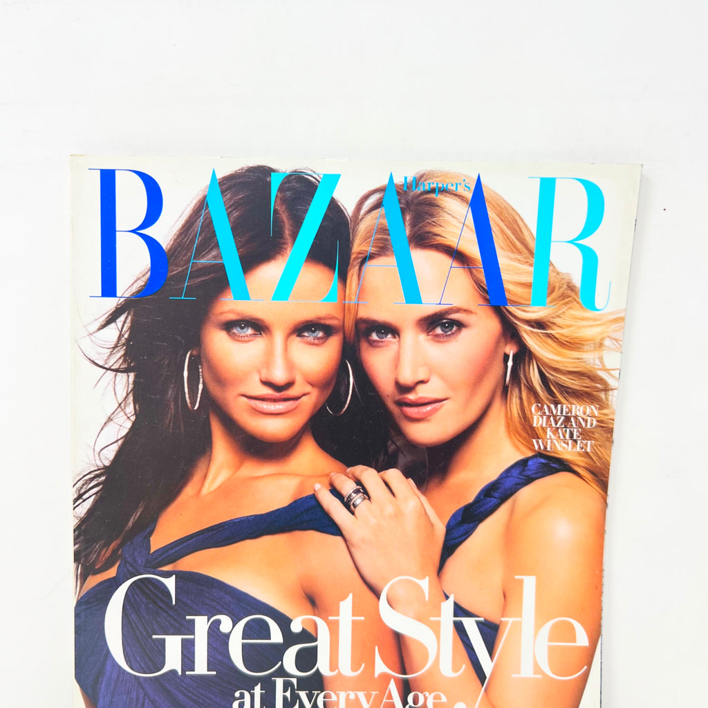 Harpers Bazaar January 2007 Cameron Diaz & Kate Winslet Cover