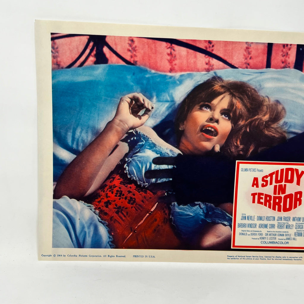 1966 A Study in Terror Sherlock Holmes Collectible movie Lobby Card