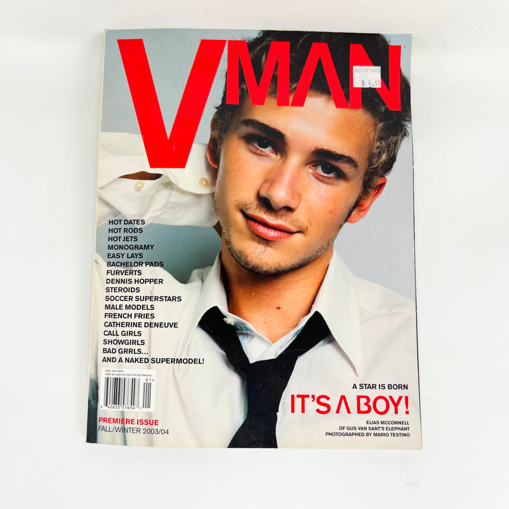VMan #1 September October 2003 Elias McConell by Mario Testino