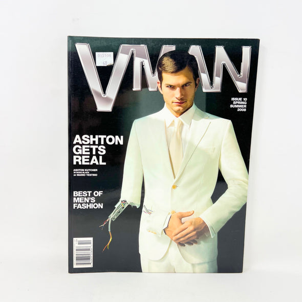 Vman Magazine Spring Summer 2008 Ashton Kutcher Cover