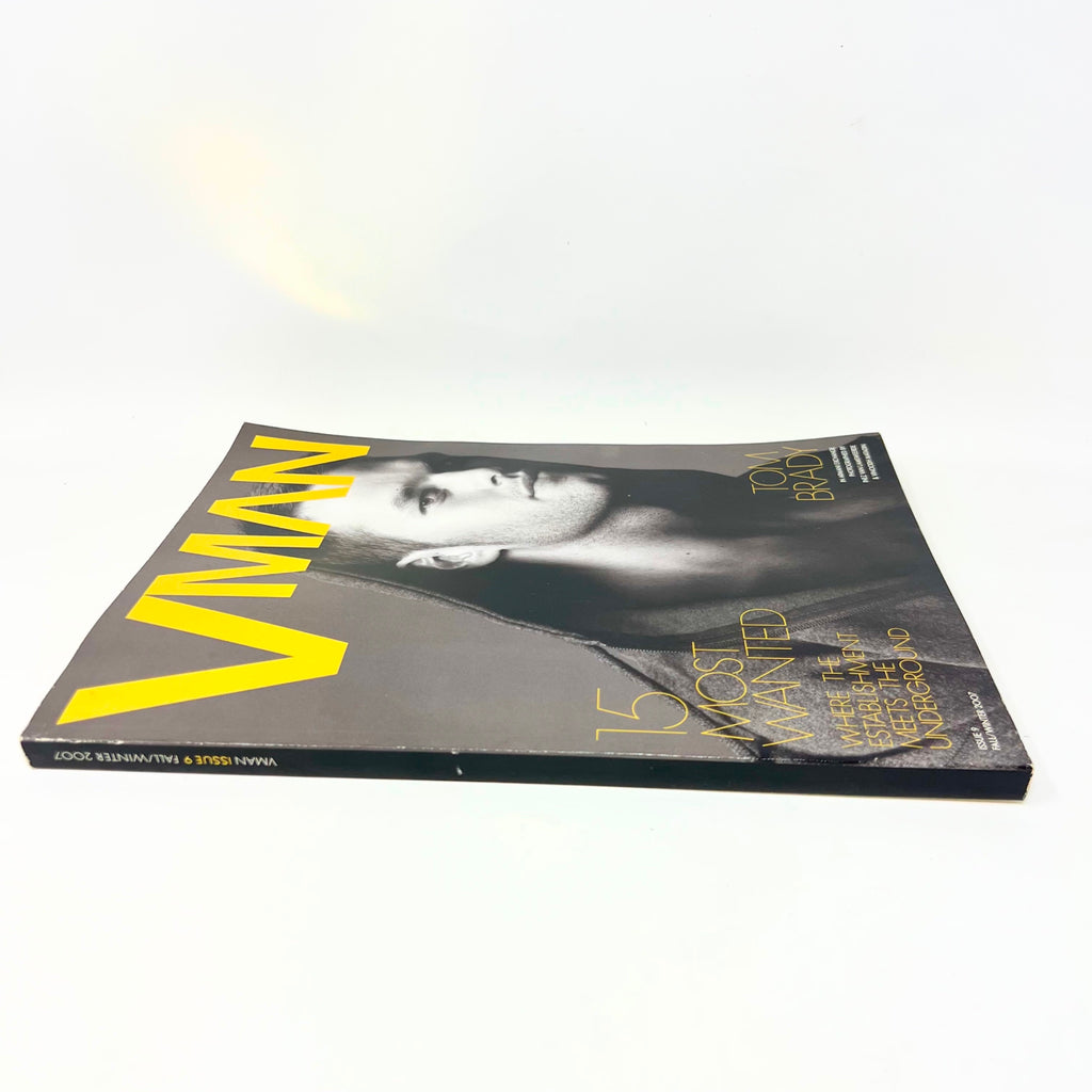 VMan Magazine Issue 9 Fall Winter 2007 David Gandy Cover Tom Brady