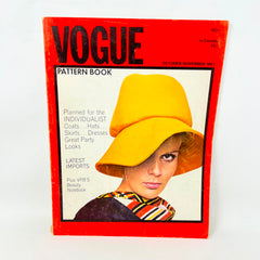 Vintage Vogue Magazine Pattern Book Oct/Nov 1967