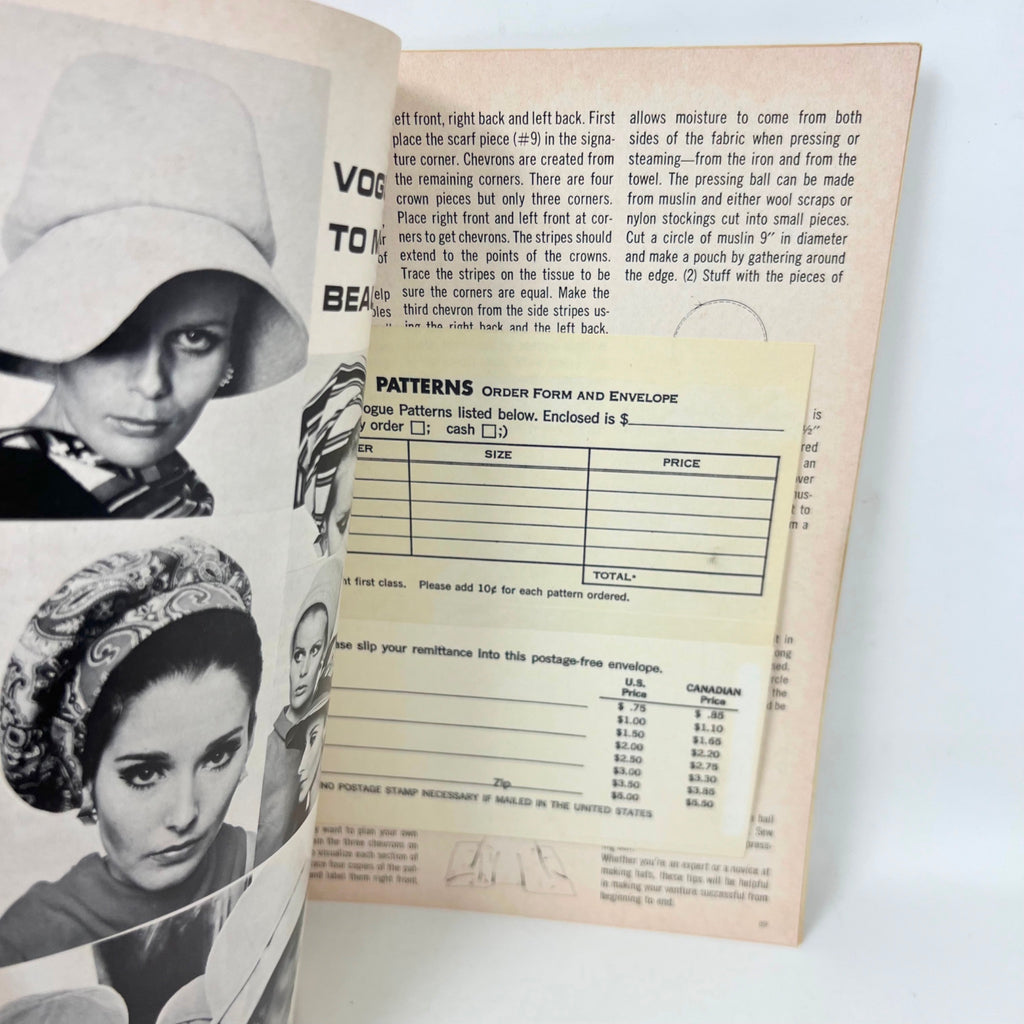 Vintage Vogue Magazine Pattern Book Oct/Nov 1967