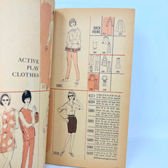 Vintage Vogue Magazine Pattern Book June/July 1964
