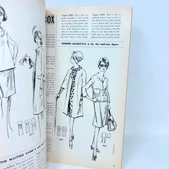 Vintage Vogue Magazine Pattern Book June/July 1964