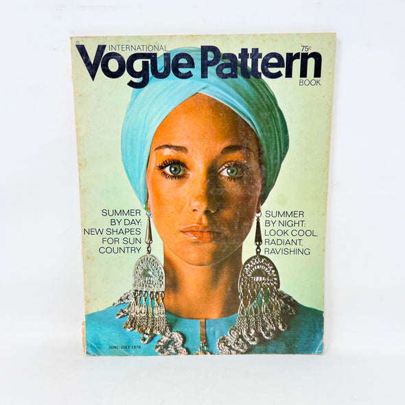 Vintage International VOGUE Pattern Book Magazine June/July 1970
