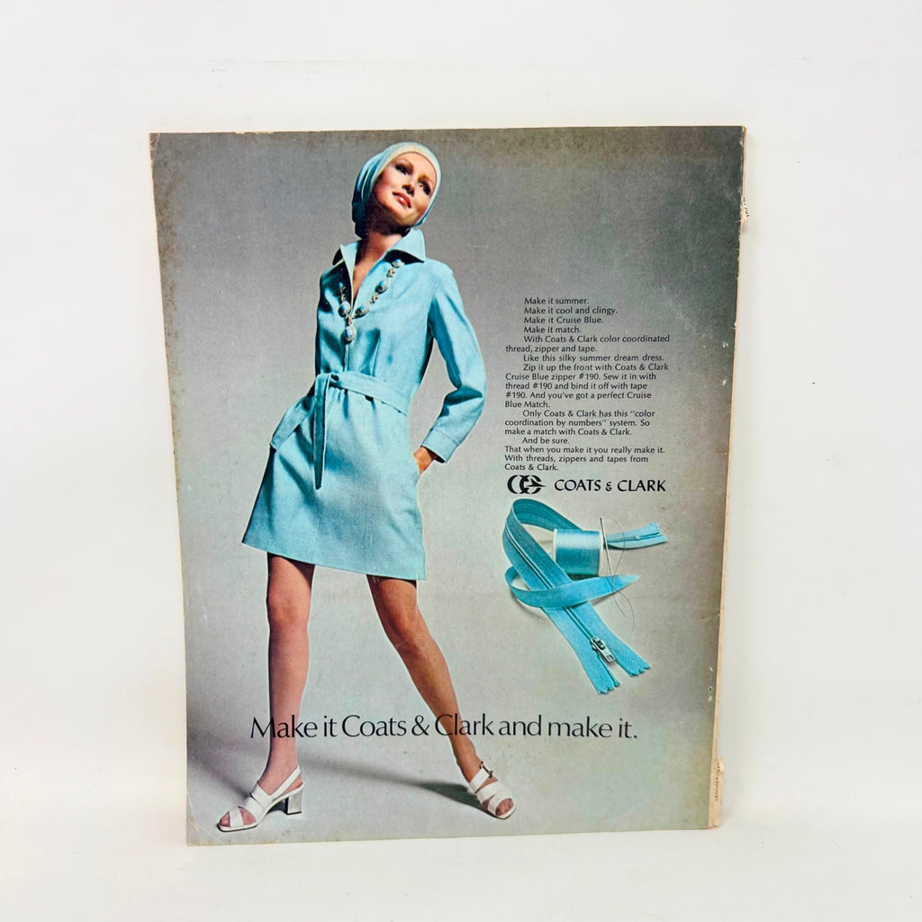 Vintage International VOGUE Pattern Book Magazine June/July 1970