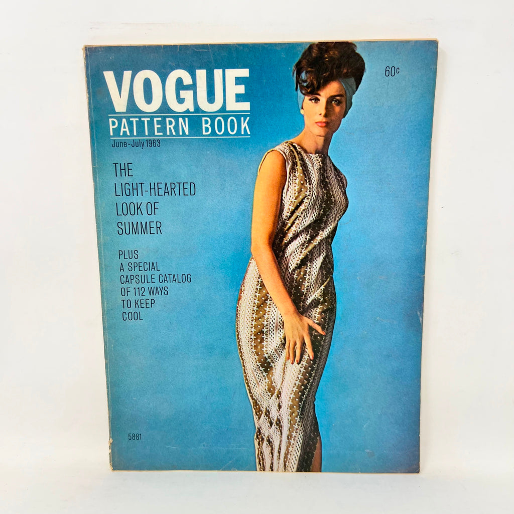 Vintage Vogue Pattern Book June July 1963