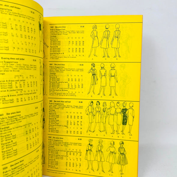 Vintage Vogue Pattern Book June July 1963