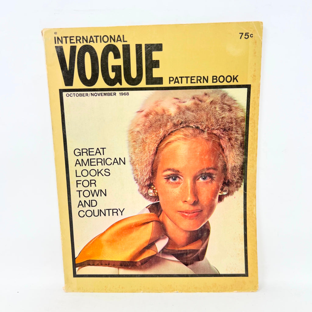 Vintage Vogue Pattern Book October November 1968