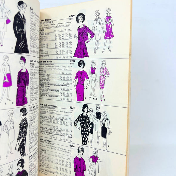 Vintage Vogue Pattern Book June July 1962