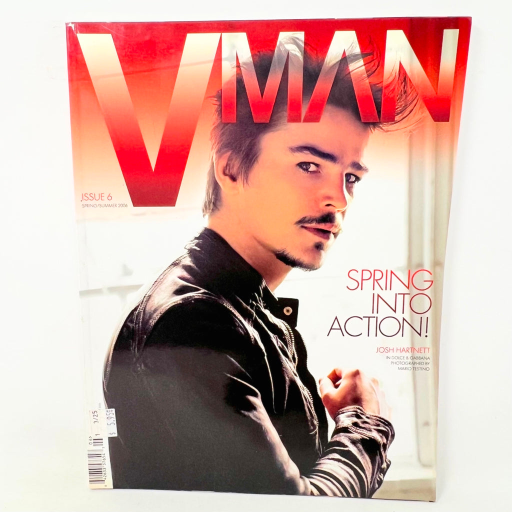 VMAN magazine Issue 6 Spring summer 2006 Josh Harnett in Dolce & Gabbana