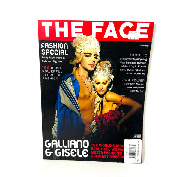 The Face No.86 2004 March Galliano & Gisele
