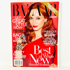 Harpers Bazaar Magazine November 2010 Christina Hendricks Cover