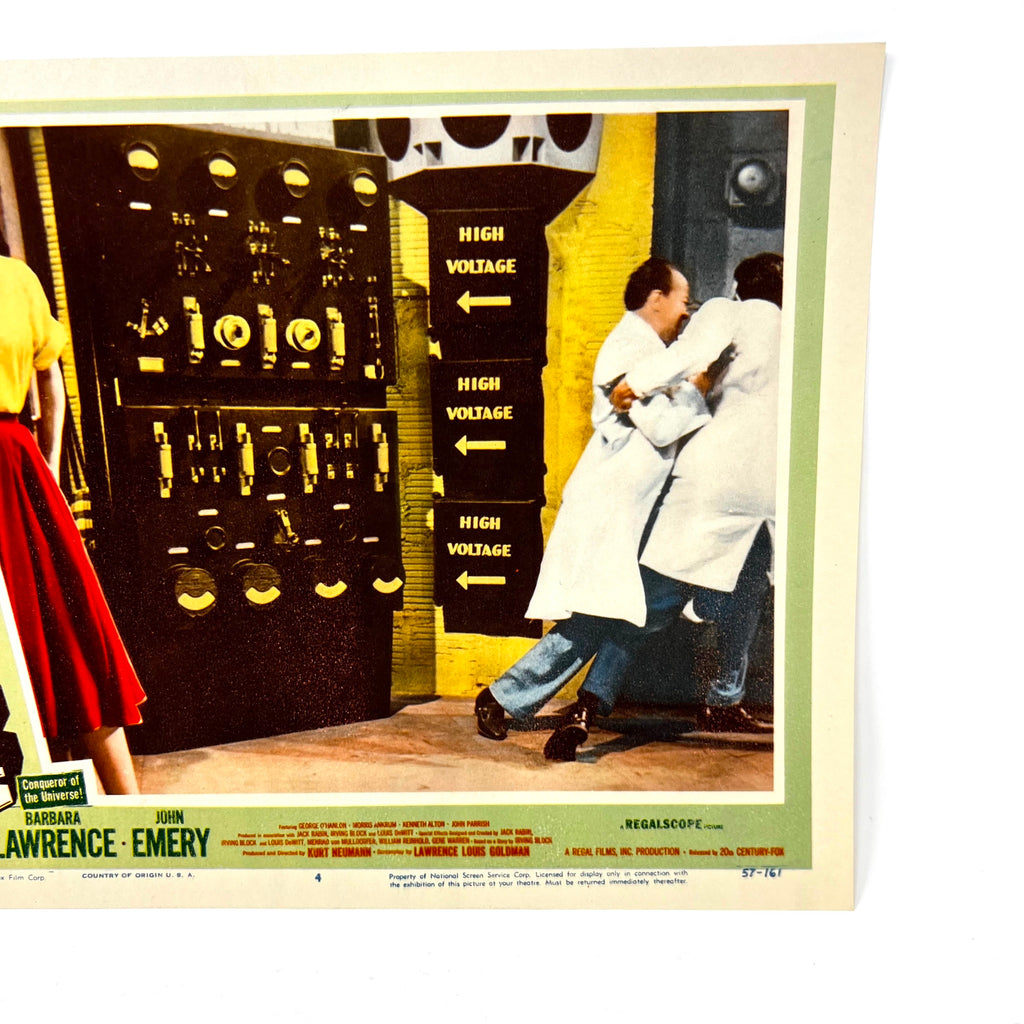 1957 Kronos Scifi Collectible Movie Lobby Card 4 Jeff Morrow Barbara Lawrence