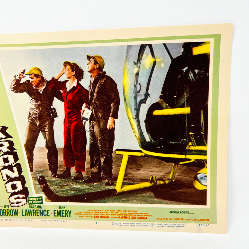 1957 Kronos Scifi Collectible Movie Lobby Card 5 Jeff Morrow Barbara Lawrence