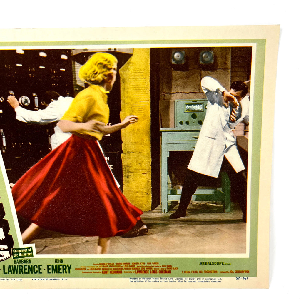1957 Kronos Scifi Collectible Movie Lobby Card  Jeff Morrow Barbara Lawrence