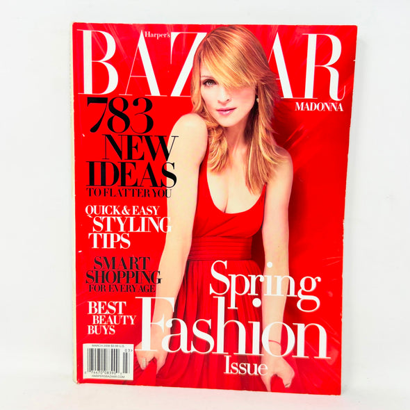 Harpers Bazaar Magazine March 2006 MADONNA Cover!