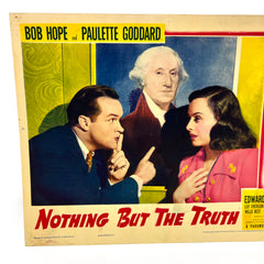 Nothing But The Truth Collectible Movie Lobby Card Bob Hope Paulette Goddard (a)