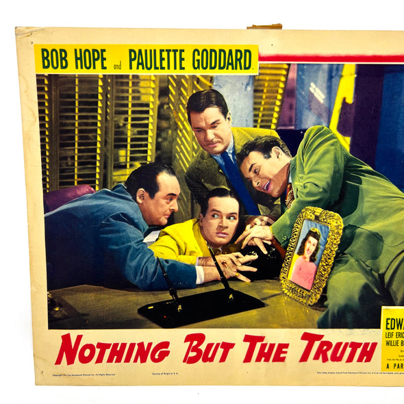 Nothing But The Truth Collectible Movie Lobby Card Bob Hope Paulette Goddard (c)