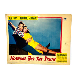 Nothing But The Truth Collectible Movie Lobby Card Bob Hope Paulette Goddard (e)