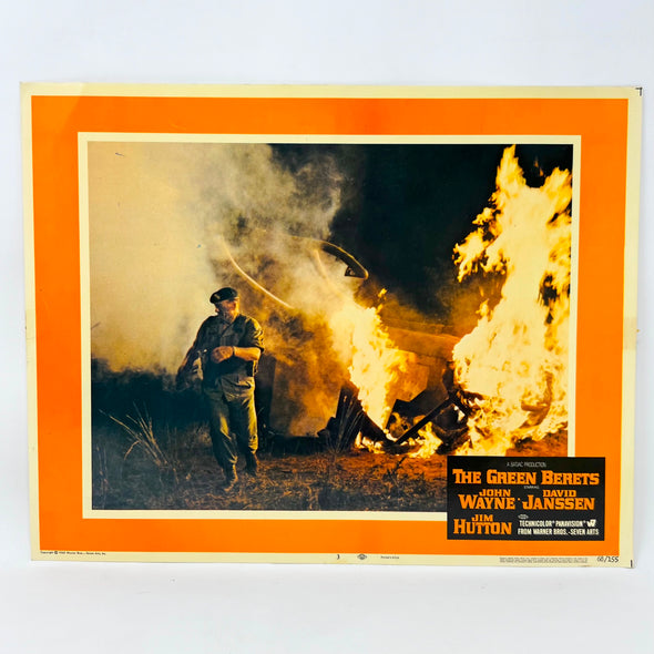 The Green Berets Movie Lobby Card John Wayne David Janssen Jim Hutton No.3