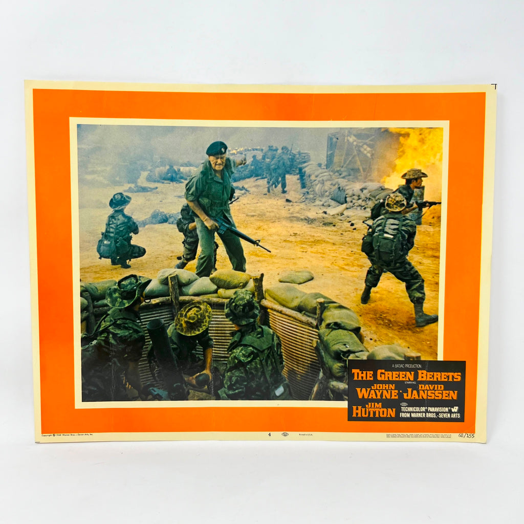 The Green Berets Movie Lobby Card John Wayne David Janssen Jim Hutton No.4