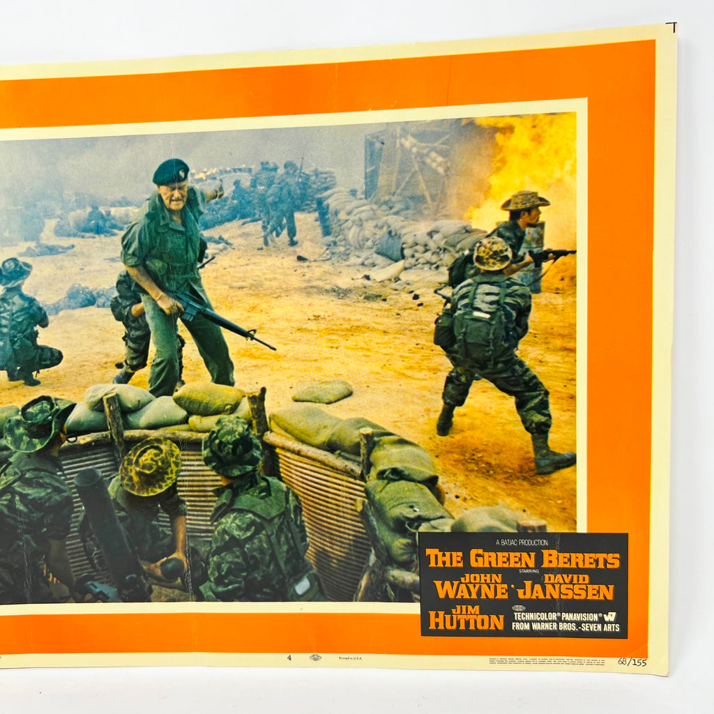 The Green Berets Movie Lobby Card John Wayne David Janssen Jim Hutton No.4