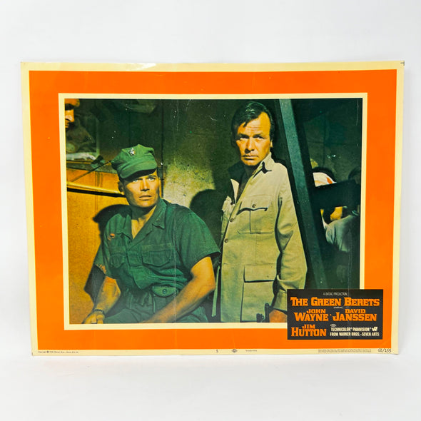 The Green Berets Movie Lobby Card John Wayne David Janssen Jim Hutton No.5