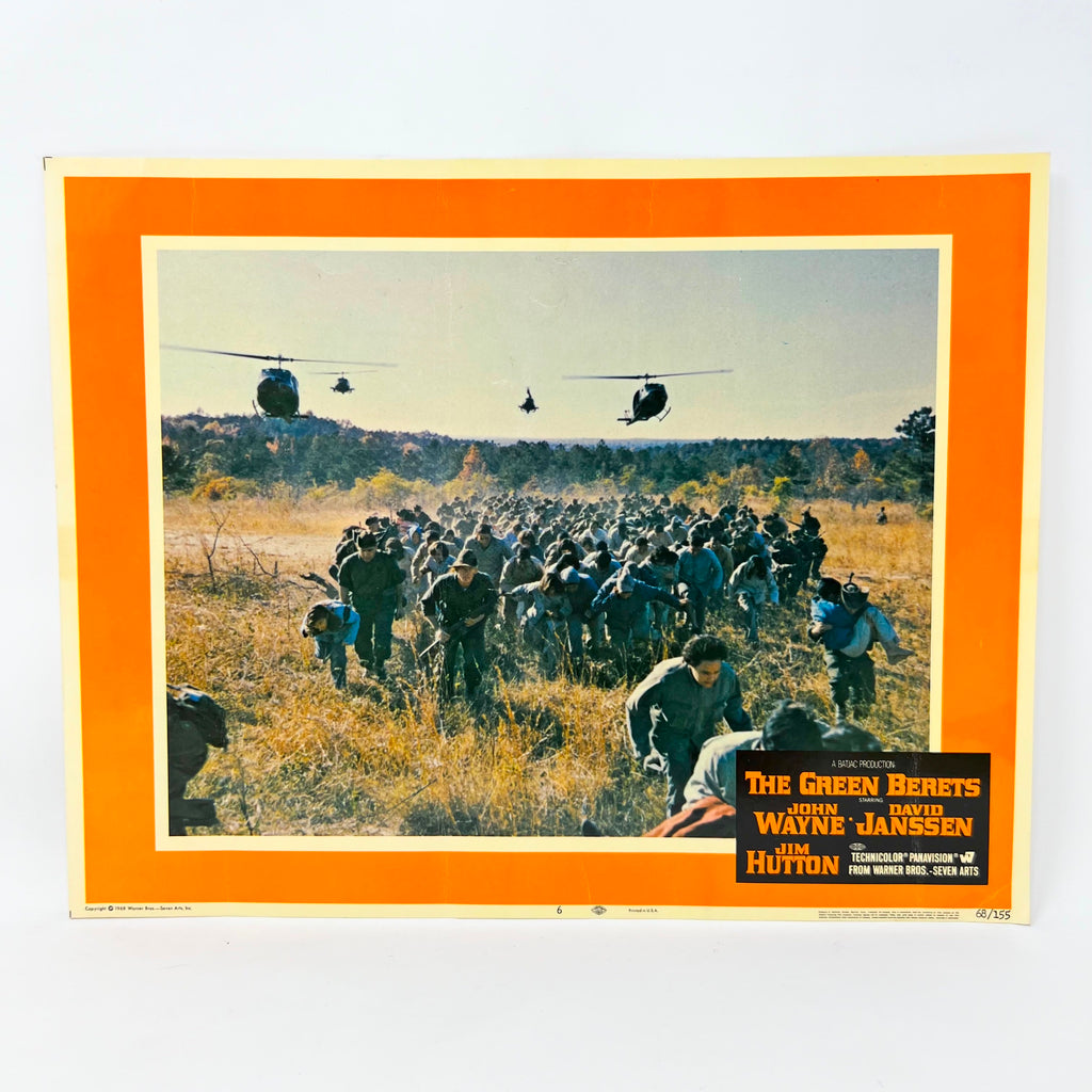 The Green Berets Movie Lobby Card John Wayne David Janssen Jim Hutton No.6