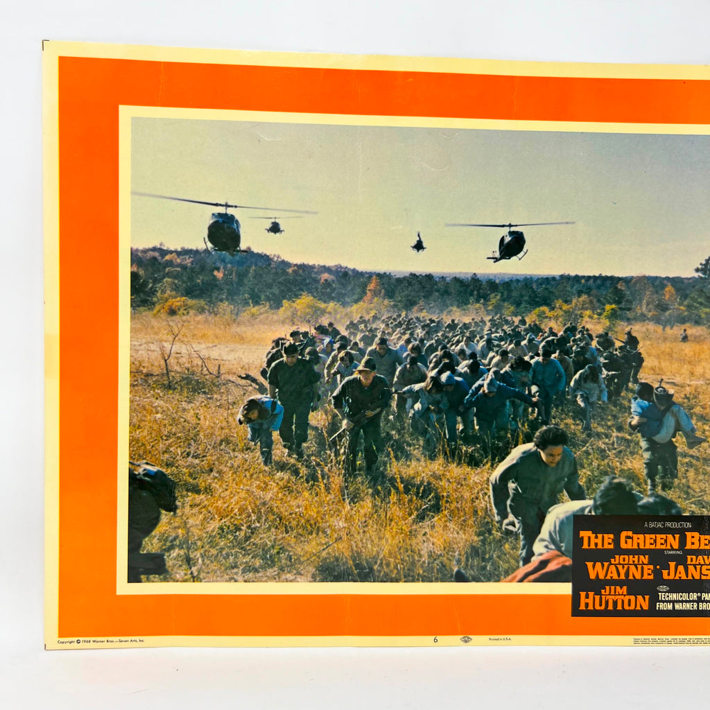 The Green Berets Movie Lobby Card John Wayne David Janssen Jim Hutton No.6