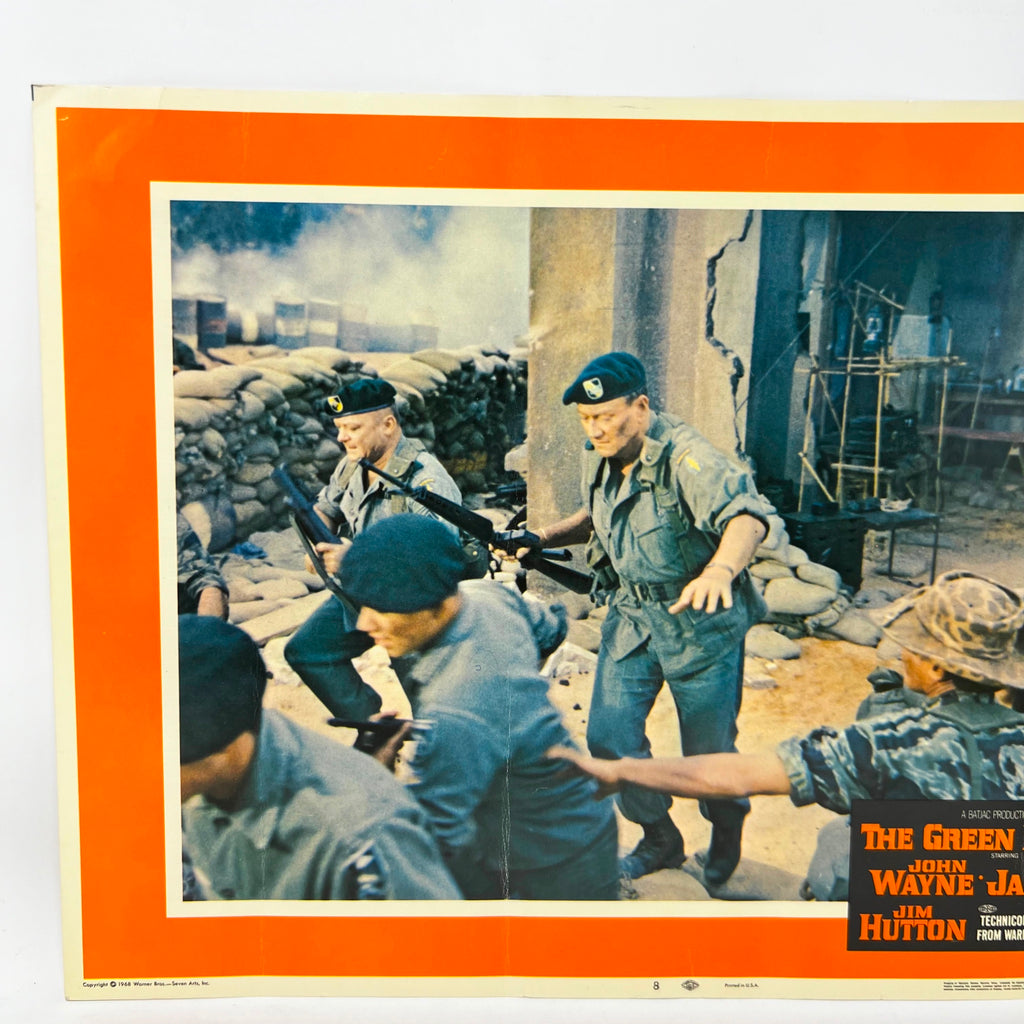 The Green Berets Movie Lobby Card John Wayne David Janssen Jim Hutton No.8