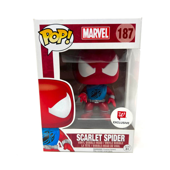 Funko Pop Marvel Walgreens Exclusive Scarlet Spider Vinyl bobble-head