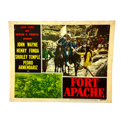 1948 Fort Apache original Lobby Card No.6 John Way Shirley Temple Henry Fonda