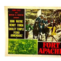 1948 Fort Apache original Lobby Card No.6 John Way Shirley Temple Henry Fonda